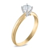 Thumbnail Image 2 of Diamond Solitaire Ring 1/2 ct tw Round 14K Two-Tone (I2/I)
