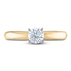 Thumbnail Image 3 of Diamond Solitaire Ring 1/2 ct tw Round 14K Two-Tone (I2/I)