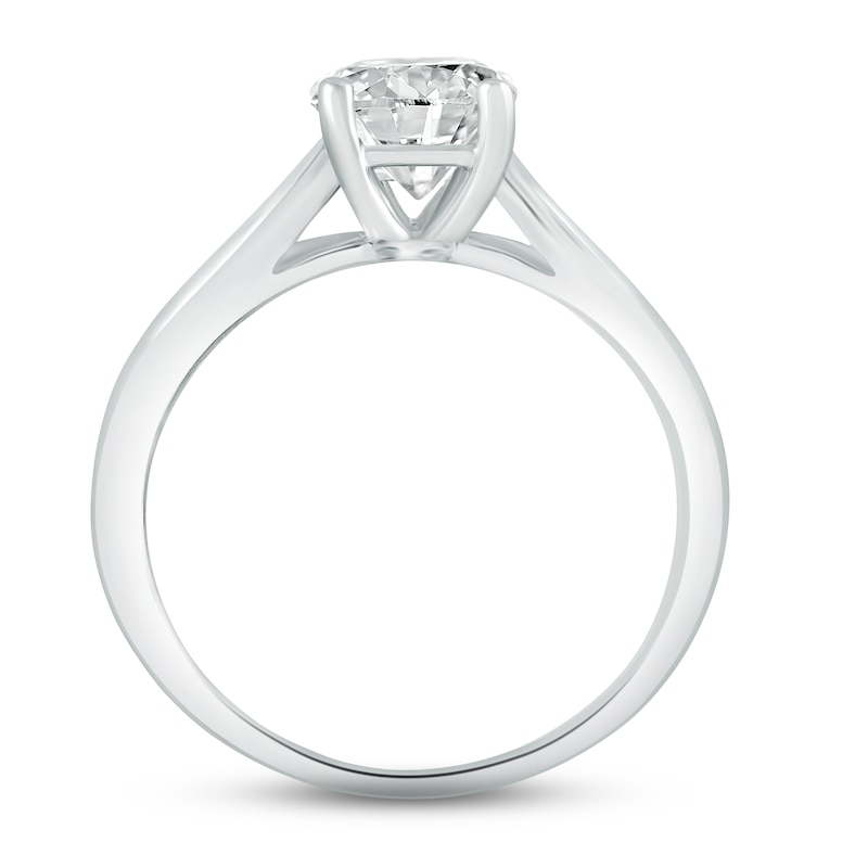 Main Image 2 of Diamond Solitaire Ring 1-1/2 ct tw Round Platinum (VS2/I)