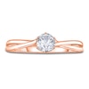 Thumbnail Image 3 of Diamond Solitaire Twist Engagement Ring 3/4 ct tw Round 14K Rose Gold (I2/I)