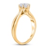 Thumbnail Image 2 of Diamond Solitaire Twist Engagement Ring 1-1/2 ct tw Round 14K Yellow Gold (I2/I)