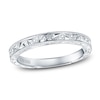 Thumbnail Image 1 of Kirk Kara Engraved Milgrain Wedding Band 18K White Gold