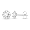 Thumbnail Image 2 of Diamond Stud Earrings 1 ct tw Round 14K White Gold