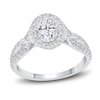 Thumbnail Image 1 of Diamond Engagement Ring 1 ct tw Oval 14K White Gold