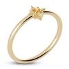 Thumbnail Image 1 of Juliette Maison Natural Citrine Starburst Ring 10K Yellow Gold