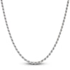 Thumbnail Image 1 of Solid Rope Chain Necklace Sterling Silver 22" 4mm