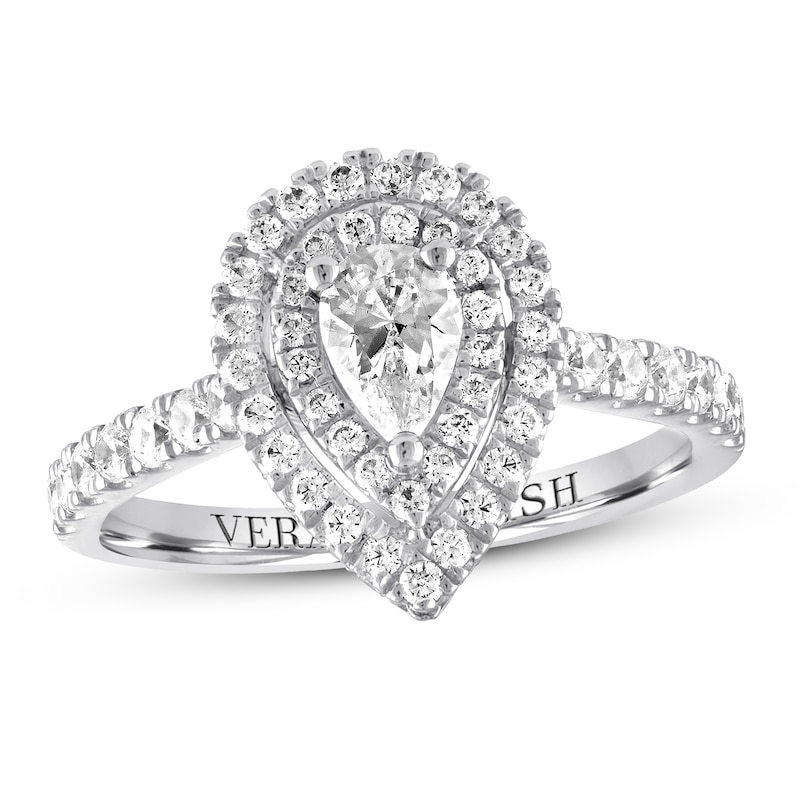 Vera Wang WISH Diamond Ring 1-1/5 ct tw 14K White Gold