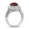 Thumbnail Image 3 of Le Vian Natural Rhodolite Garnet Ring 7/8 ct tw Diamonds 14K Vanilla Gold