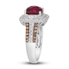 Thumbnail Image 4 of Le Vian Natural Rhodolite Garnet Ring 7/8 ct tw Diamonds 14K Vanilla Gold