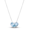 Thumbnail Image 0 of Le Vian Natural Aquamarine Heart Pendant Necklace 14K Vanilla Gold 18"