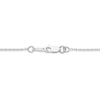 Thumbnail Image 3 of Diamond Initial P Pendant Necklace 1/10 ct tw Round 10K White Gold