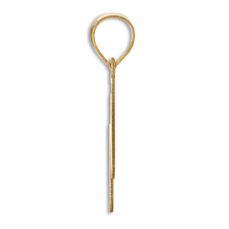 Main Image 2 of Initial W Necklace 14K Yellow Gold 18"