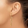 Fancy Dangle Earrings 14K Yellow Gold