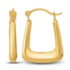 Polished Hoop Earrings 14K Yellow Gold 15mm