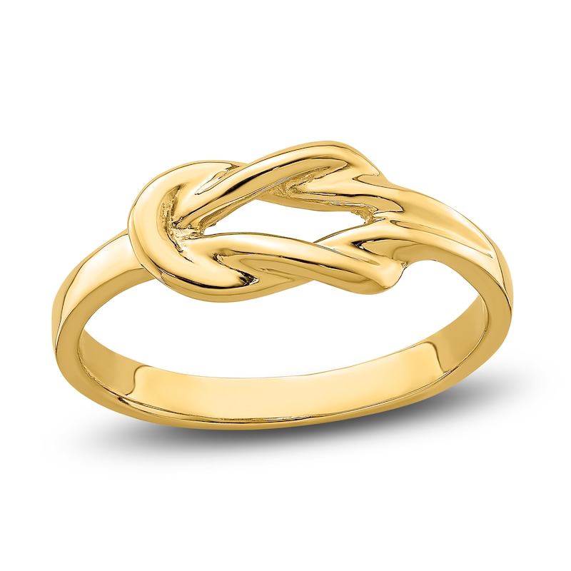 Main Image 1 of Love Knot Ring 14K Yellow Gold
