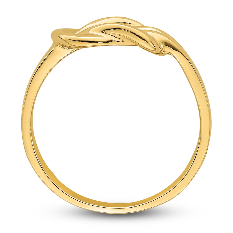 Main Image 2 of Love Knot Ring 14K Yellow Gold