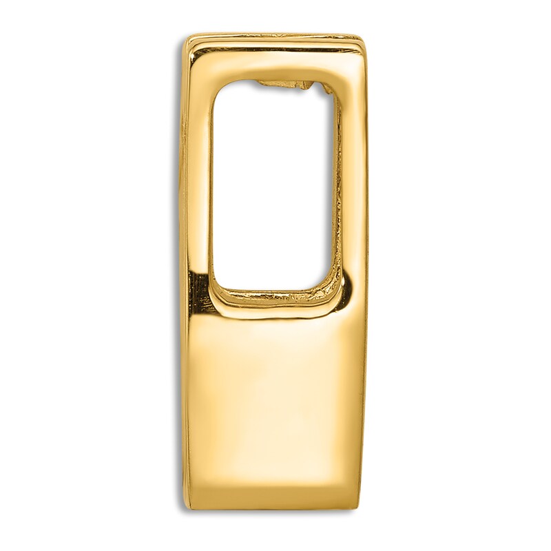 Diamond Slide Charm 1/2 ct tw Round 14K Yellow Gold