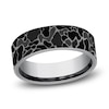 Thumbnail Image 1 of Men's Duck Camo Wedding Band Grey Tantalum 7.0mm