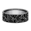 Thumbnail Image 3 of Men's Duck Camo Wedding Band Grey Tantalum 7.0mm