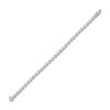 Thumbnail Image 2 of Vera Wang WISH Lab-Created Diamond Tennis Bracelet 6-1/2 ct tw Pear 14K White Gold 7&quot;