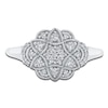 Thumbnail Image 3 of Diamond Milgrain Floral Ring 1/5 ct tw Round 14K White Gold