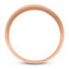 Thumbnail Image 4 of Men's Natural Black Sapphire Wedding Band 14K Rose Gold 8.0mm