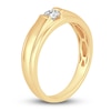 Thumbnail Image 2 of Men's Diamond Wedding Band 1/4 ct tw Round 14K Yellow Gold (I/I1)