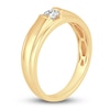 Thumbnail Image 1 of Men's Diamond Wedding Band 1/4 ct tw Round 14K Yellow Gold (I/I1)