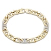 Thumbnail Image 1 of Men's Semi-Solid Diamond Mariner Bracelet 1 ct tw Round 10K Yellow Gold 8.5"