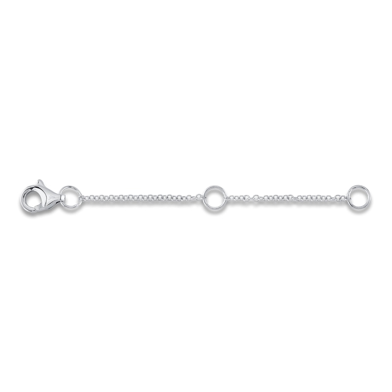 Chain extender- 14k White Solid Gold - Oak & Luna