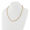 Thumbnail Image 4 of High-Polish Bamboo Chain Necklace 24K Yellow Gold 18" 4.0mm
