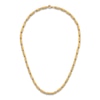 Thumbnail Image 5 of High-Polish Bamboo Chain Necklace 24K Yellow Gold 18" 4.0mm