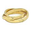 Thumbnail Image 1 of LUXE by Italia D'Oro Hollow Triple Tubogas Bangle Bracelet 18K Yellow Gold 7" 10.0mm