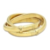Thumbnail Image 2 of LUXE by Italia D'Oro Hollow Triple Tubogas Bangle Bracelet 18K Yellow Gold 7" 10.0mm