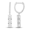 Thumbnail Image 0 of Diamond Huggie/Dangle Earrings 1 ct tw 14K White Gold