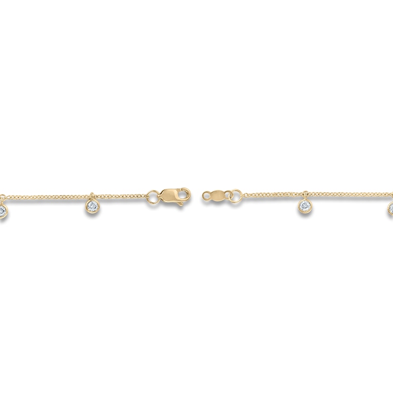Main Image 3 of Diamond Bezel Bracelet 1/2 ct tw 14K Yellow Gold