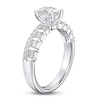 Thumbnail Image 2 of Oval, Baguette & Round-Cut Diamond Engagement Ring 1 ct tw 14K White Gold