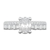 Thumbnail Image 2 of Oval, Baguette & Round-Cut Diamond Engagement Ring 1 ct tw 14K White Gold