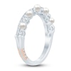 Thumbnail Image 2 of Pnina Tornai Freshwater Cultured Pearl & Diamond Wedding Band 1/3 ct tw 14K White Gold