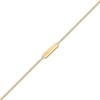 Thumbnail Image 2 of Children's I.D. Tag Curb Bracelet 18K Yellow Gold 4"