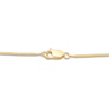 Thumbnail Image 2 of Children's I.D. Tag Curb Bracelet 18K Yellow Gold 4"