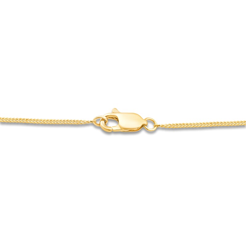 Main Image 3 of Children's I.D. Tag Curb Bracelet 18K Yellow Gold 4"