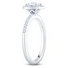 Thumbnail Image 1 of Brilliant Moments Marquise-Cut Halo Engagement Ring 1/2 ct tw 14K White Gold