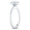 Thumbnail Image 2 of Brilliant Moments Marquise-Cut Halo Engagement Ring 1/2 ct tw 14K White Gold