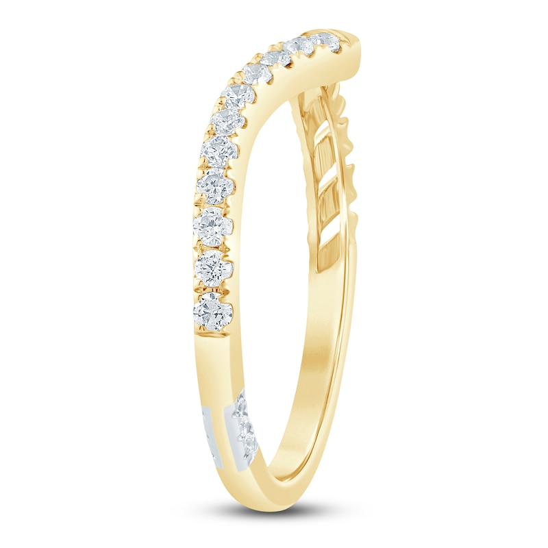 Main Image 2 of Pnina Tornai Diamond Twisted Contour Stackable Band 1/5 ct tw 14K Yellow Gold