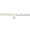 Thumbnail Image 3 of Diamond Tennis & Open Link Bracelet 1-1/2 ct tw 14K Two-Tone Gold 7"