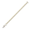 Thumbnail Image 2 of Shy Creation Diamond Cross Toggle Bracelet 1/3 ct tw 14K Yellow Gold 7.5" JR55011956Z7.5