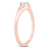 Thumbnail Image 2 of Princess-Cut Quad Diamond Promise Ring 1/5 ct tw 10K Rose Gold
