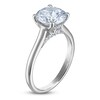 Thumbnail Image 2 of Round-Cut Lab-Grown Diamond Solitaire Plus Engagement Ring 2-1/2 ct tw Platinum (VS2/F)