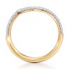Thumbnail Image 2 of J'Lure Lab-Created Diamond Contour Wedding Band 3/8 ct tw 18K Yellow Gold